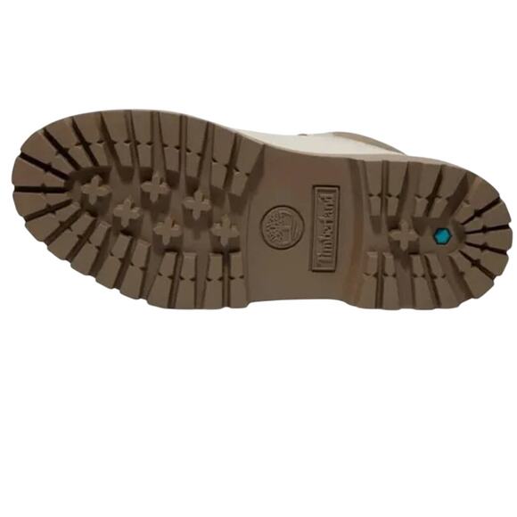 Timberland Stone Street Platform Hiker Boots -White Nubuck-Size: 8.5 - Picture 9 of 13